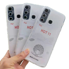 Suitable for Infinix Hot 11, Transparent Four-corner Anti-drop Mobile Phone Case